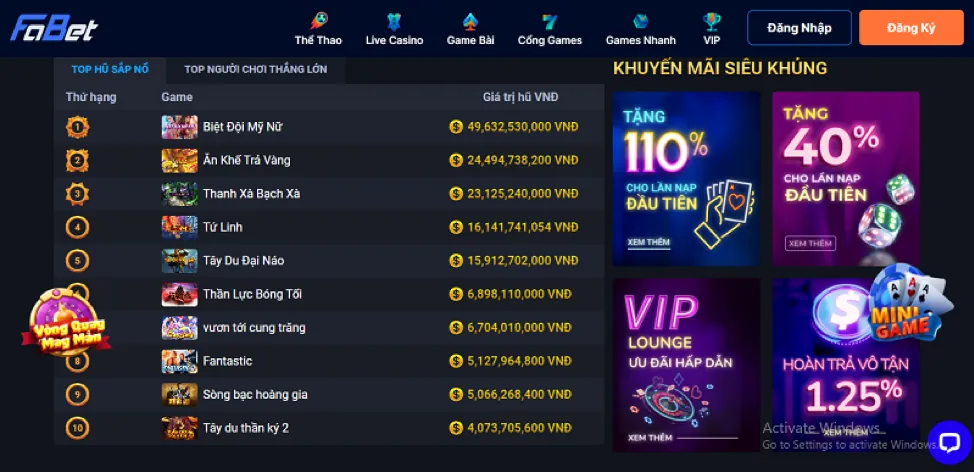 Hình ảnh về các chương trình khuyến mãi và tiền thưởng 1xbetvi Win